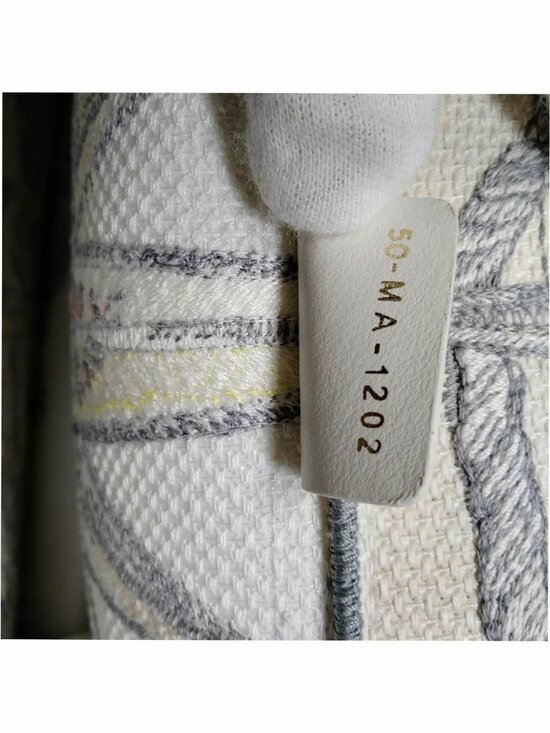 Authentic Christian Dior Book Tote Canvas Cream Luxury Designer - Picture 16 of 16